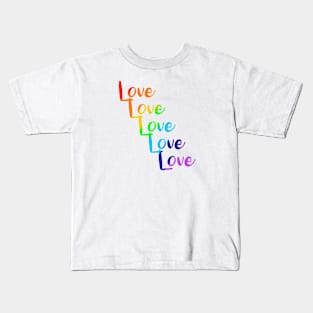 Love Love Love Love Love Kids T-Shirt